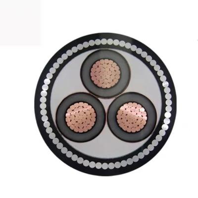 China PVC Copper Aluminum Conductor Stranded Electrical Cables Power Wire XLPE Insulated Underground Armored Electrical Cable for sale