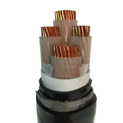 China 5 Core Copper YJY Series Xlpe Underground Insulated Power Cable PE Sheathed Buried Cable for sale