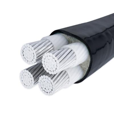 China 4 Core Aluminum Power Cable XlPE Aluminum Conductor Overhead Insulated Cable From China Factory for sale