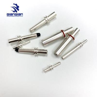 China New Industrial Equipment Power Electric Car High Current Pins Copper Nickel Plated Jack Terminals European Standard Gun Charging Terminals for sale