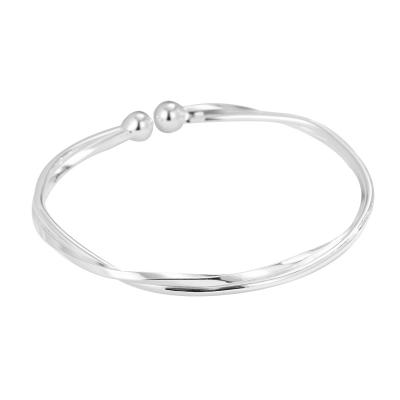 China FASHIONABLE 925 Sterling silver bracelet twisted line jewelry sterling silver bracelet temperament fashion women gift for sale