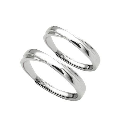 China Feminine Style FASHIONABLE Sterling Silver Jewelry Gift of 925 Sterling Silver Mobius Ring Fashion for sale