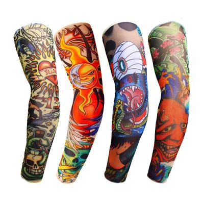 China Tattoo Accessory Tattoo Arm Sleeves Temporary Stockings Tattoo Arm Sunscreen Sleeves for sale