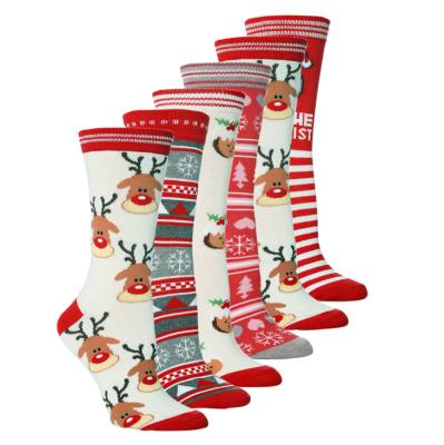 China Viable Women Christmas Bangs Warm Winter Crew Bangs Gifts Socks for sale