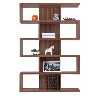 China Modern Furniture Home Modern Design 4 Tiers Wooden Bookcase Wooden Shelf for sale