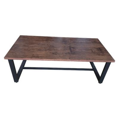 China Modern Steel Frame Rectangle Coffee Table for sale