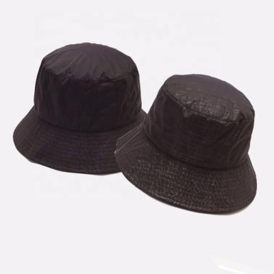 China Raincoat Women Fashion White Plain Black Waterproof Reflective Fisherman Bucket Hat for sale