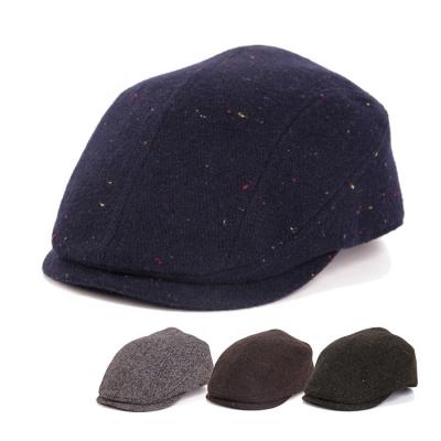 China Flat Mens Ivy Newsboy Caps Comfortable Custom Logo Fashion Unisex Wool Vintage British for sale