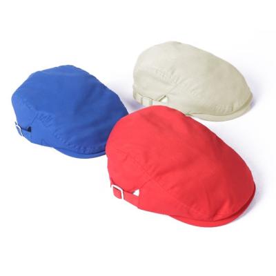 China New Style Classic Solid Color Comfortable Canvas Flat British Newsboy Ivy Cap Hats for sale