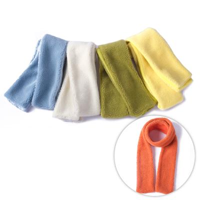 China Warm& Wholesale Cozy Polyester Fur Color Winter Scarves For Stylish Women for sale