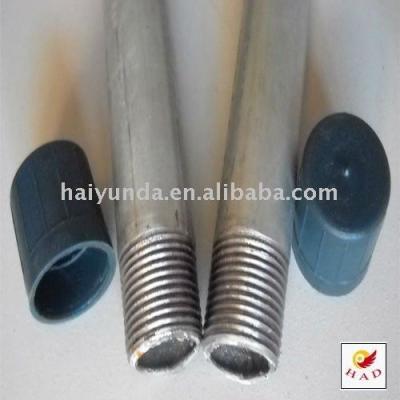 China high frequency welded threaded steel tube for sale