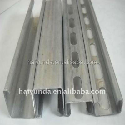 China Construction galvanized steel unistrut channel / u channel / c channel for sale