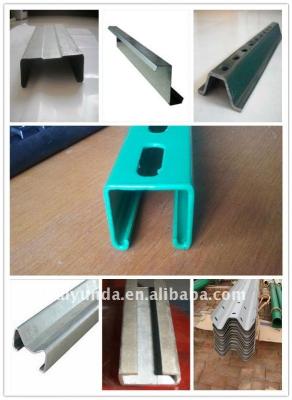 China Structure etc All Shapes Rolling Steel Profile / Rolled Galvanized Profile for sale