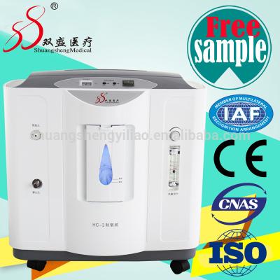 China Big Lcd Screen Stationary Oxygen Concentrator , Oil Free Sequal Oxygen Concentrator Compact Structure for sale