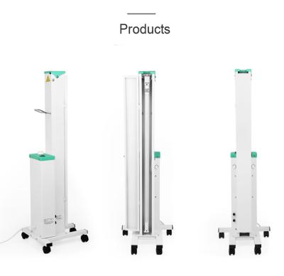 China Oem Radiation Sterilization Uv Disinfection Lamp Cart Foldable Lamp Arms for sale