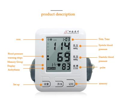 China Multi-Functional Electronic Blood Pressure Monitor Portable High Accuracy for sale