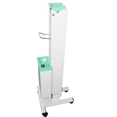 China Foldable Movable Uv Disinfection Lamp Cart Electrical Power Source Two Lamps for sale