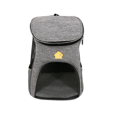 China Cat Dog Carrier Backpack Breathable Portable for Small Pet Puppies Pet Carrier Bag for Outdoor Camping Traveling Hiking Walking for sale