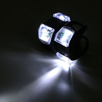 China Night Light Most Popular Safety Frog Design Warning Silicone Led Front Bike Light Led Rear Bicycle Light for sale