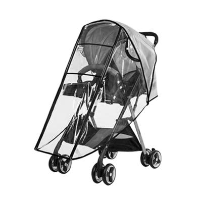 China Stroller Rain Cover PEVA Baby Travel Weather Shield Rain Windproof Cover For Baby Stroller for sale