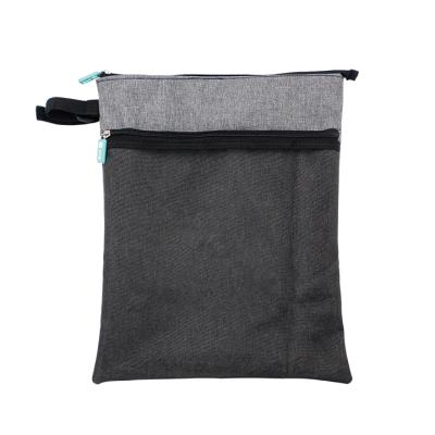 China 300D Cationic Polyester with PVC Coating 2 in 1 WaterproofWet-dry Bag Webbing Gift Custom Lightweight Duffle Bags Backpack String Bags for sale