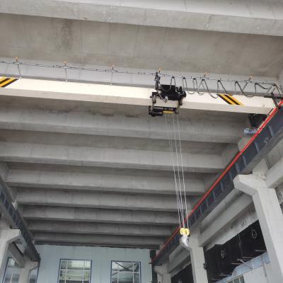 China Bridge Crane 1t 2T LDA Single Girder Hoisting Crane Hanging Crane Electric Single Girder Traveling Crane for sale