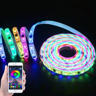 China LANDSCAPE RGBIC Led Strip Light SMD5050 Programming Flexible Led Digital Strip RGB Full Color Light for sale