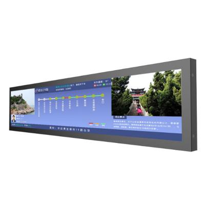 China Customized Indoor Goods LED Signage Shelf Digital Board Advertising Smart Display Screen For Shopping Mall for sale