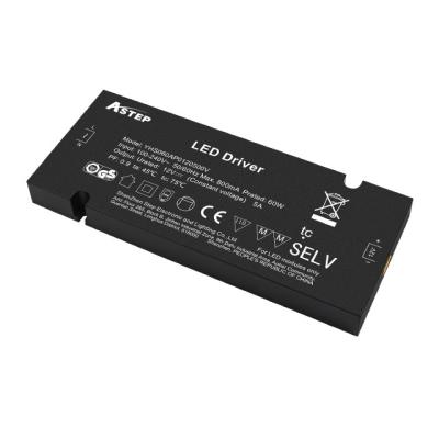 China LED lighting smart led power supply 60w 12v led driver for led lights cabinet home lighting system for sale