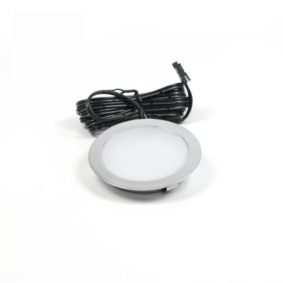 China Hot Selling Minimalist 3W 12V Recessed Mounted Cabinet Light With Aluminum Housing For Kitchen Lighting for sale