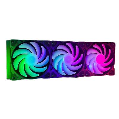 China High Performance CPU Water Cooling Plate Led Light Up PC CPU Water Cooler With Cable Fan for sale