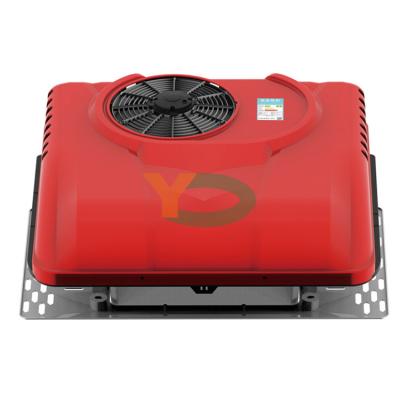 China 12v 24v Electric Tractor Air Conditioner Truck AIO Cooler Tractor Cabin Rooftop Car Parking Air Conditioner For Truck Vehicle for sale