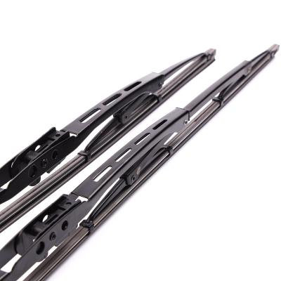 China Universal OEM Quality 98% Natural Rubber Car Front Windscreen Aero Metal Frame Wiper Blade for sale