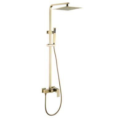 China Without Slide Bar Factory Outlet Bathroom Hot And Cold Water Mixer Valve High Quality Brass Shower Faucet for sale