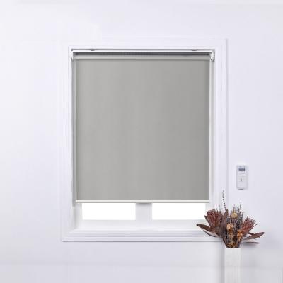 China Yuxuan Blackout Smart Curtain Waterproof Fabric Motorized Remote Control Roller Blinds For Windows for sale