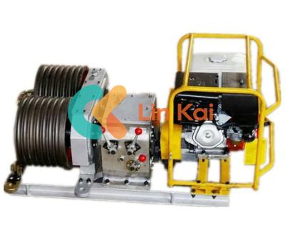 China 5 Ton Heavy Duty Double Capstan Cable Winch With Six Speed Gearbox for sale