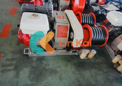 China Durable 9KW Diesel y Gasline 30 50kn Doble Capstan Winch Torre Máquina de erección en venta