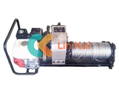 China 30 Kn Performance Gas Powered Winch Petrol Engine Powered Winch With Four Gear And Detachable Drum for sale