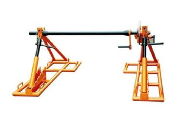 China Line Stringing Cable Drum Lifting Jacks ,  7T Hydraulic Cable Jack With Motor for sale