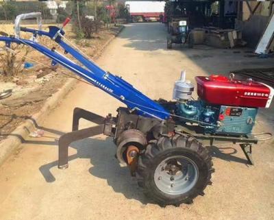 China Two Wheel Walking Tractor Cable Pulling Machine For Cable Pulling Wire Rope Pulling Hand Tractor for sale