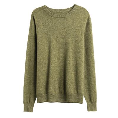 China Anti-pilling hot sale cashmere o neck sweater for men for sale