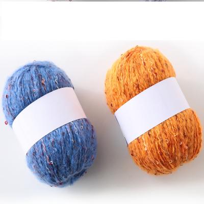 China Popular anti-static circle mohair dyed hand knitting yarn mohair blend dyed hand knitting yarn for sale