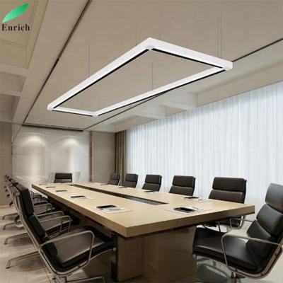 China Desktop Aluminum Profile Led Linear Light Lighting Square Led Pendant Light Led Tube Light for sale