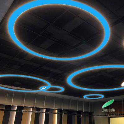 China Modern Multicolor Changing Led Pendant Light Fixture Round Circle Shape CE Approved for sale