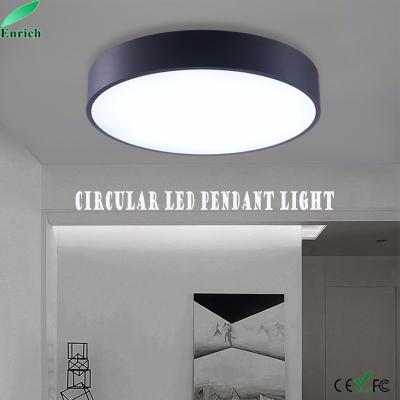 China Custom Hotel Lobby Hotel Project Circular Ring LED Pendant Light for sale