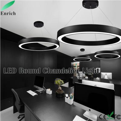 China New Modern Nordic Modern Restaurant Round LED Chandeliers Ring Pendant Light for sale