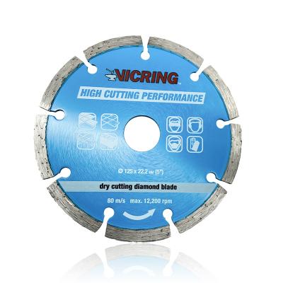 China Ceramic VICRING Diamond Cutting Blade segmented by 125mm for sale