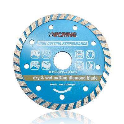 China VICRING 115mm Turbo Ceramic Diamond Cutting Disc Blade for sale