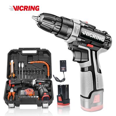 China VICRING Tools 102pcs Electric Cordless Drill Repair Set Machine Tool Kit Sets Hand Power Tools Set For Home for sale