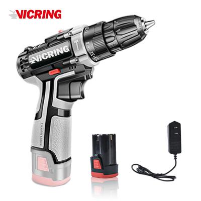 China Repairing Tools VICRING 102 Pcs Tool Kits With Plastic Box Household Lithium Machine- Cordless Power Tool Set for sale